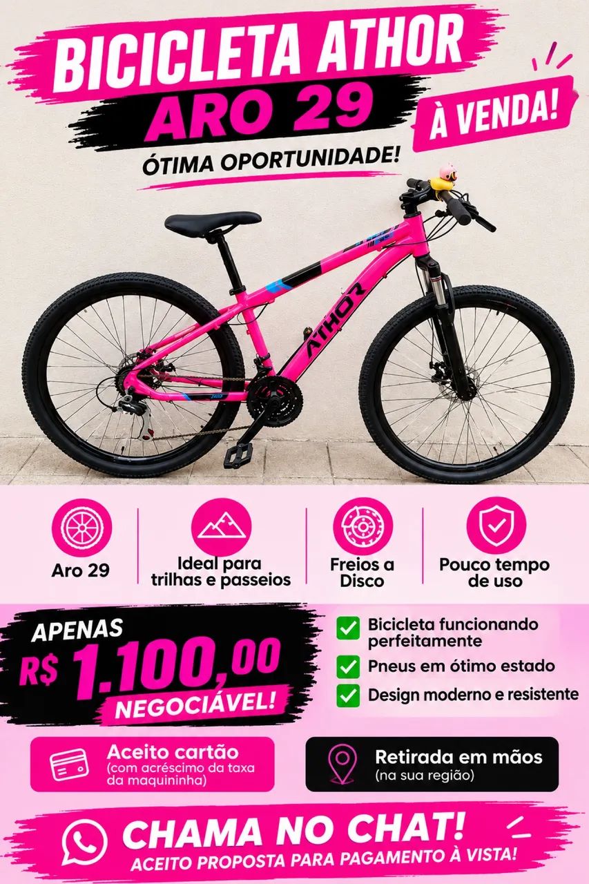 Vende-se bicicleta ATHOR