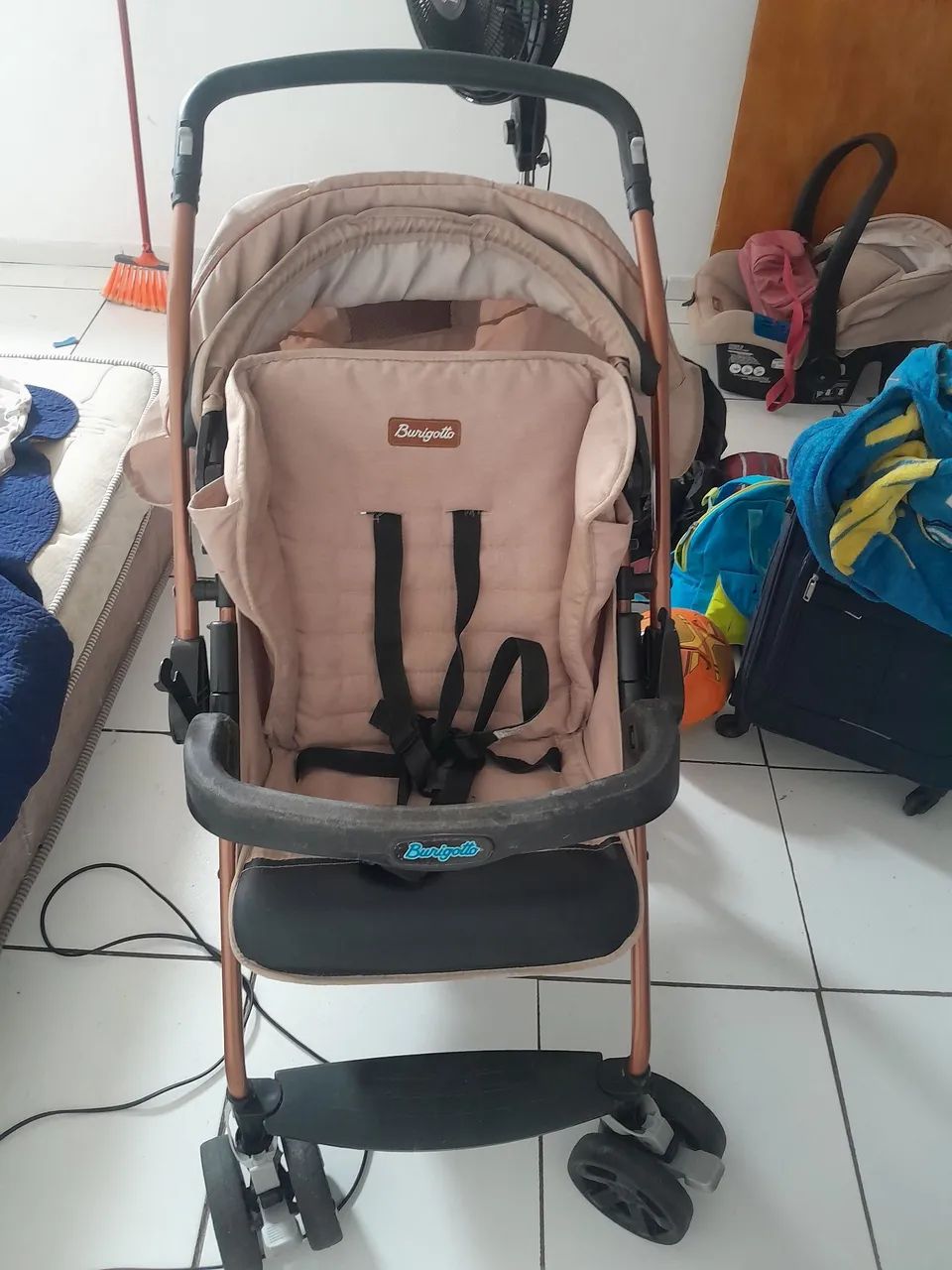 Carrinho e bebê conforto burigotto  - Foto 2