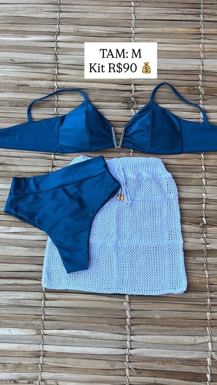 Kit biquíni e saída  - Foto 3