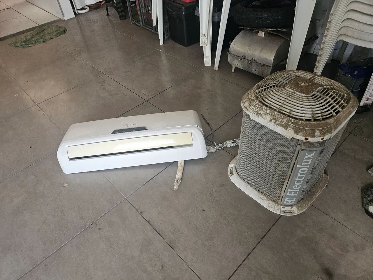 Ar-condicionado Electrolux parado