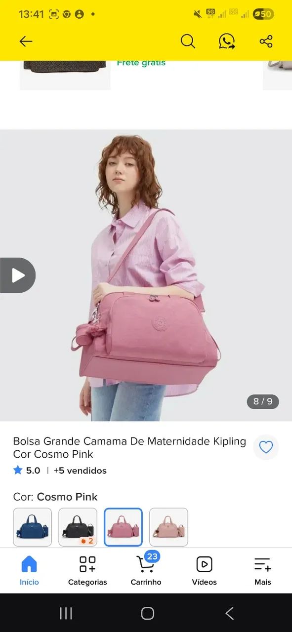 Mala maternidade kipling original  - Foto 4