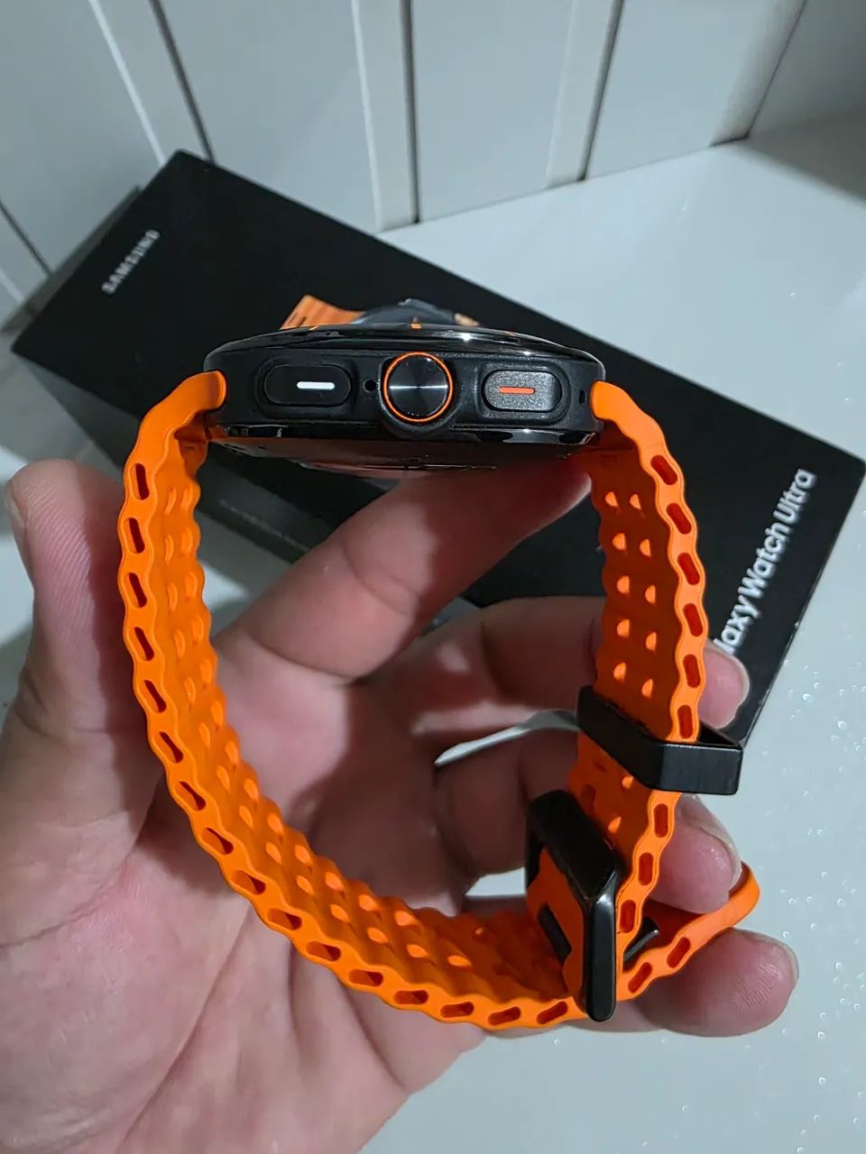 Galaxy Watch Ultra Laranja/Preto - Foto 4