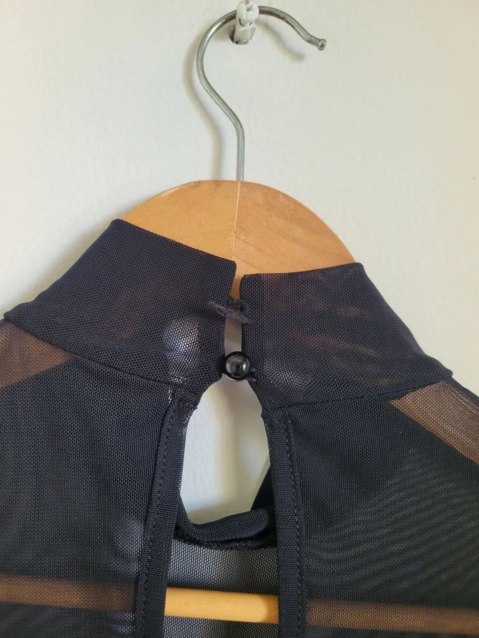 Blusa preta transparente  - Foto 4