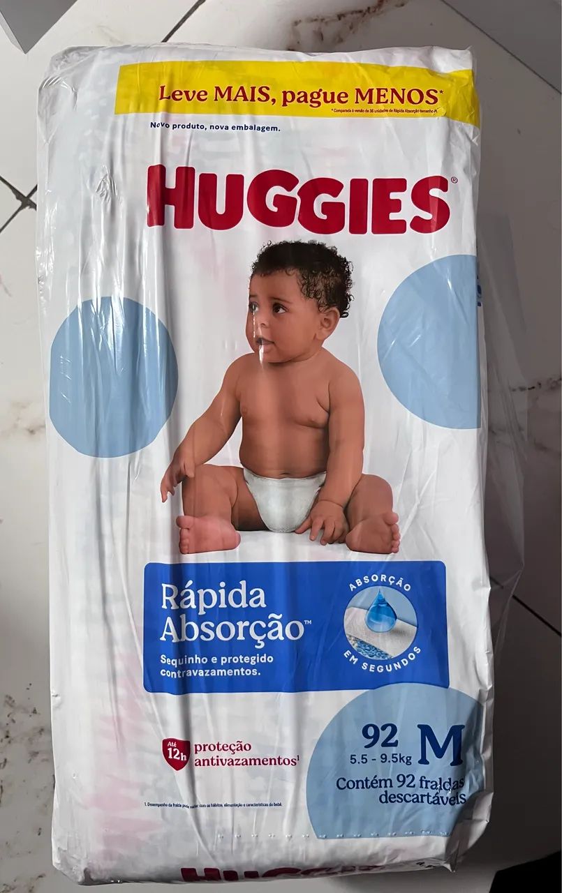 Fralda Huggies tamanho M  - Foto 2