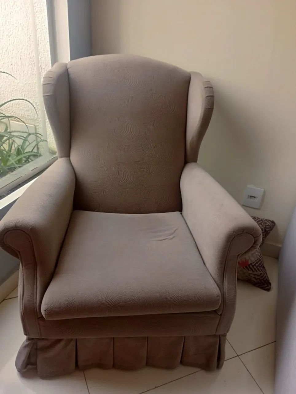 Poltrona confortável para sala, quarto