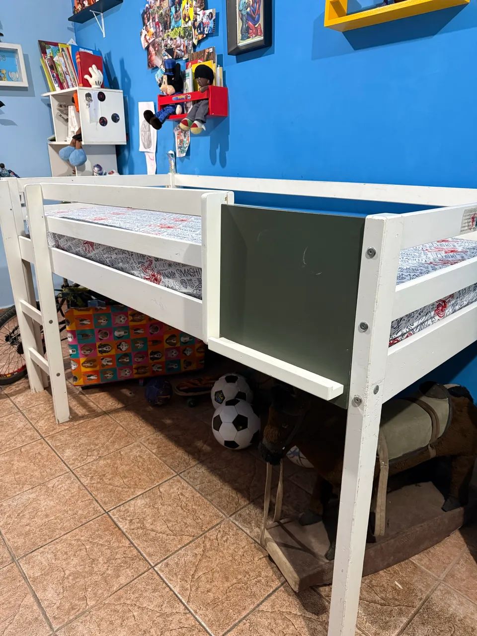 Cama infantil de solteiro elevada  - Foto 5