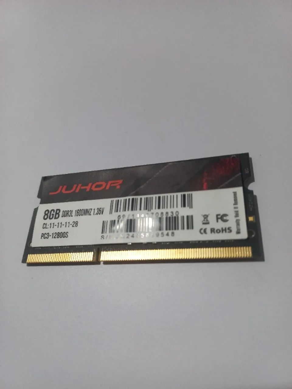 Memória RAM Notebook 8GB DDR3L 1600MHz Funcionando 100%