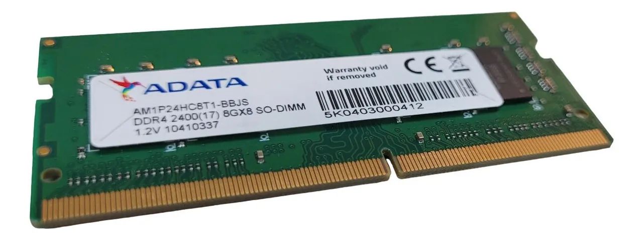 Memória RAM Notebook ADATA 8GB DDR4 2666MHz SODIMM - Memória RAM