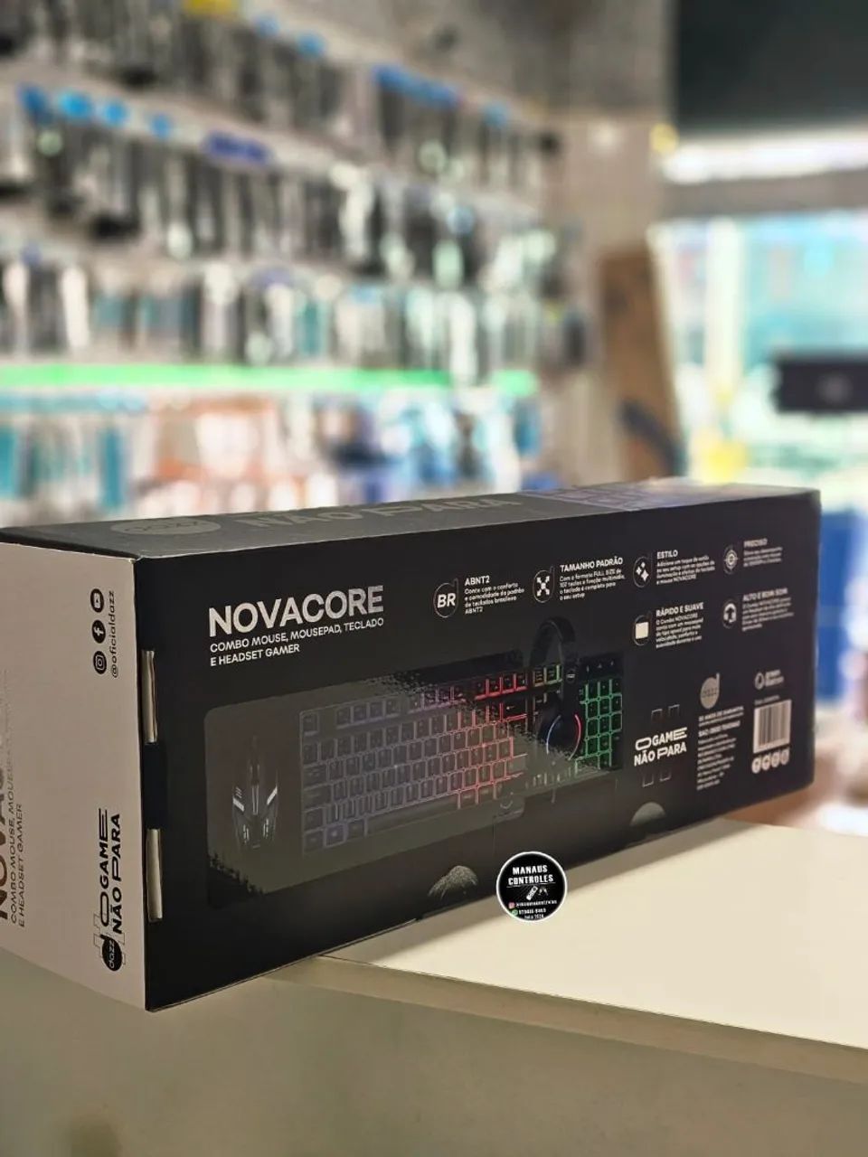  Combo mouse , mousepad, teclado e headset gamer