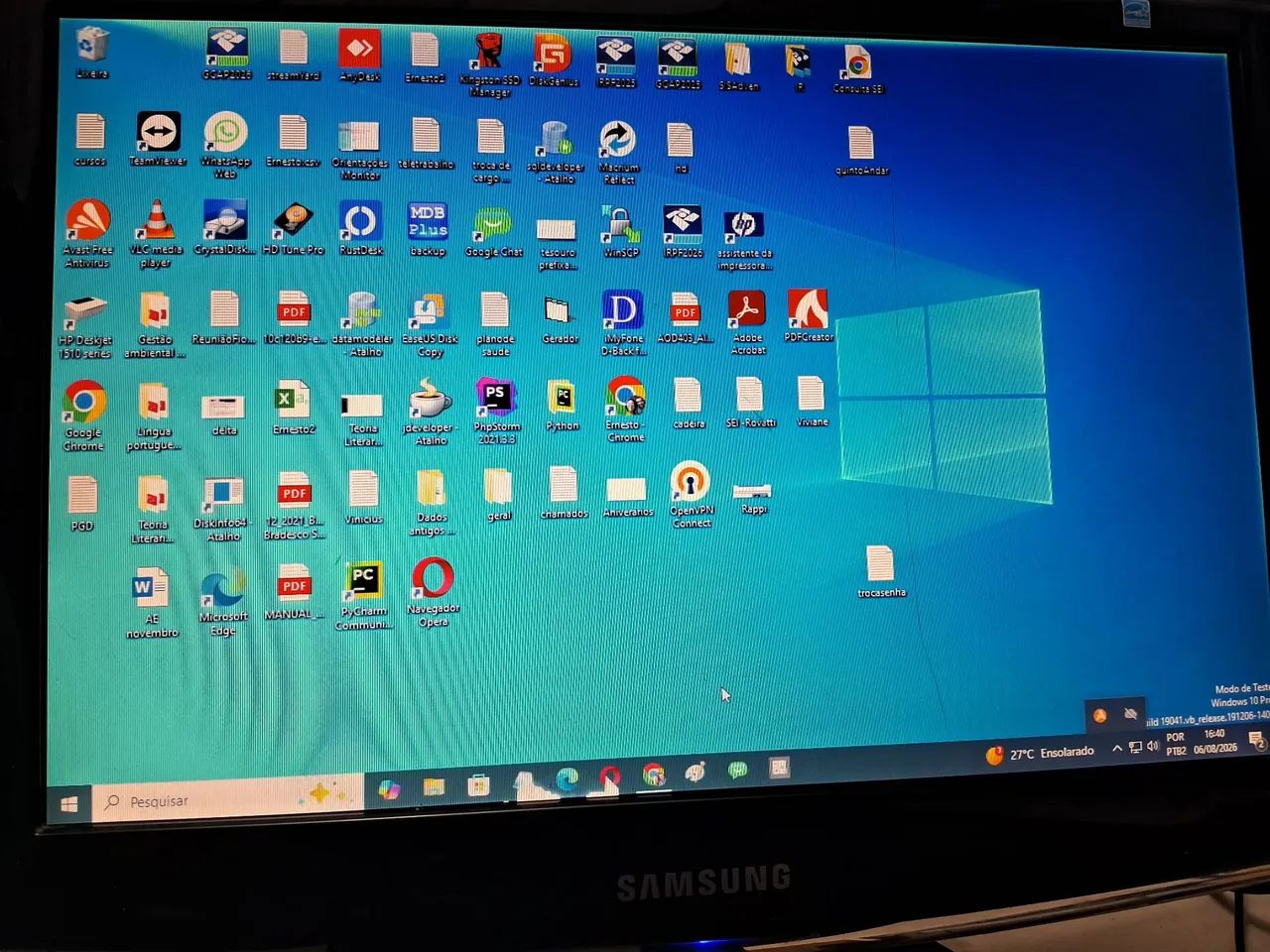 Monitor LCD Samsung 17 polegadas Vga - Foto 2