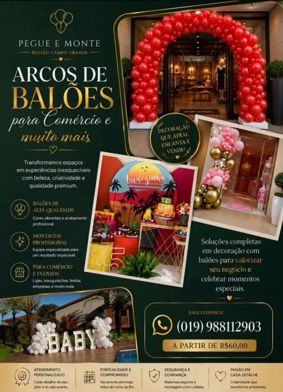 Kit Festa Pegue e Monte - Região Campo Grande Campinas - SP