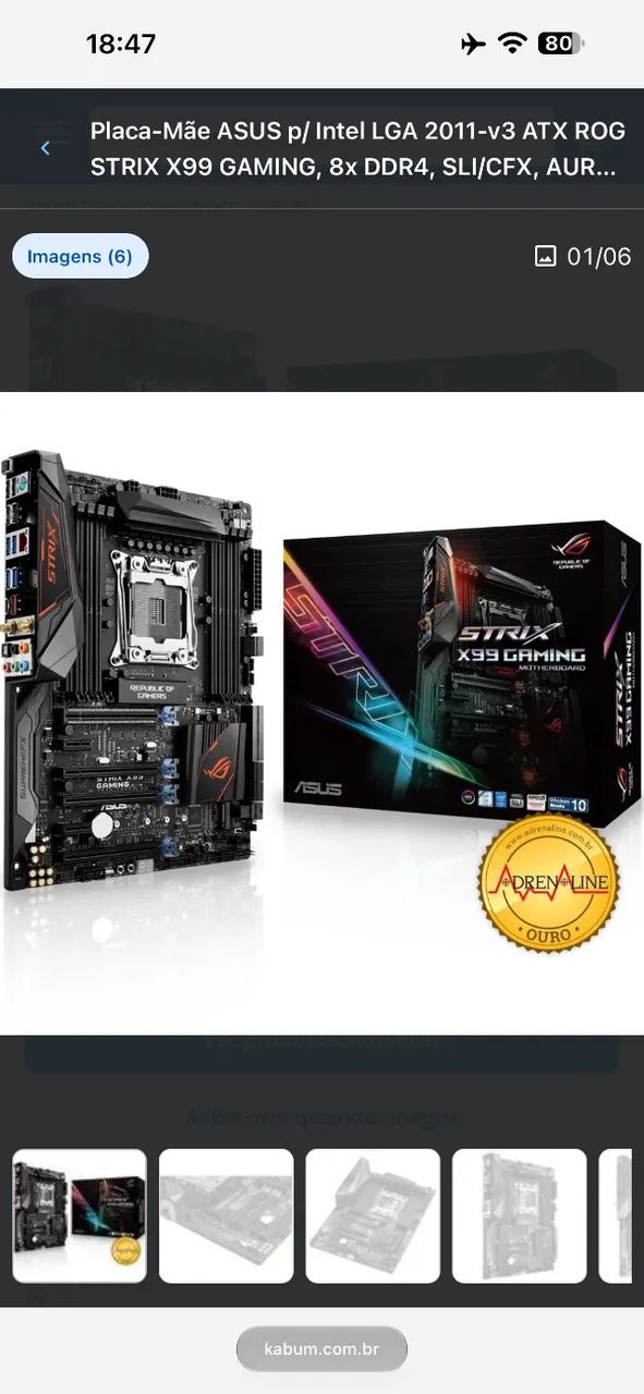 PLACA MAE ASUS ROG STRIX - Foto 3