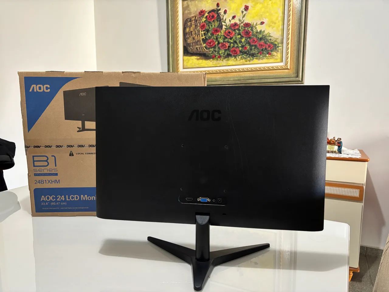 Monitor AOC 23.8? Full HD (Modelo 24B1XHM) - Com Caixa Original - Foto 2