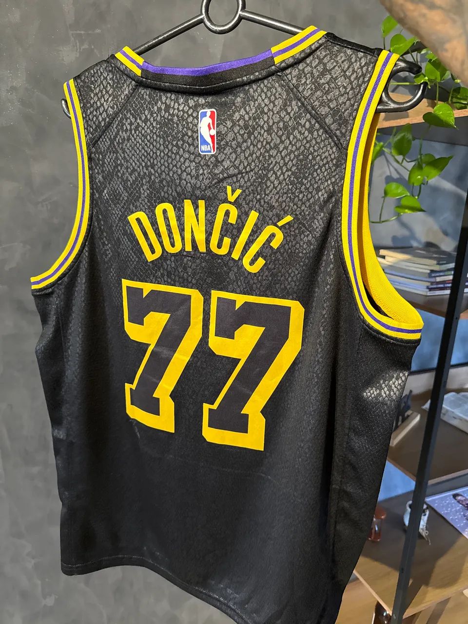 Camiseta time NBA Lakers 77 mamba black  - Foto 3