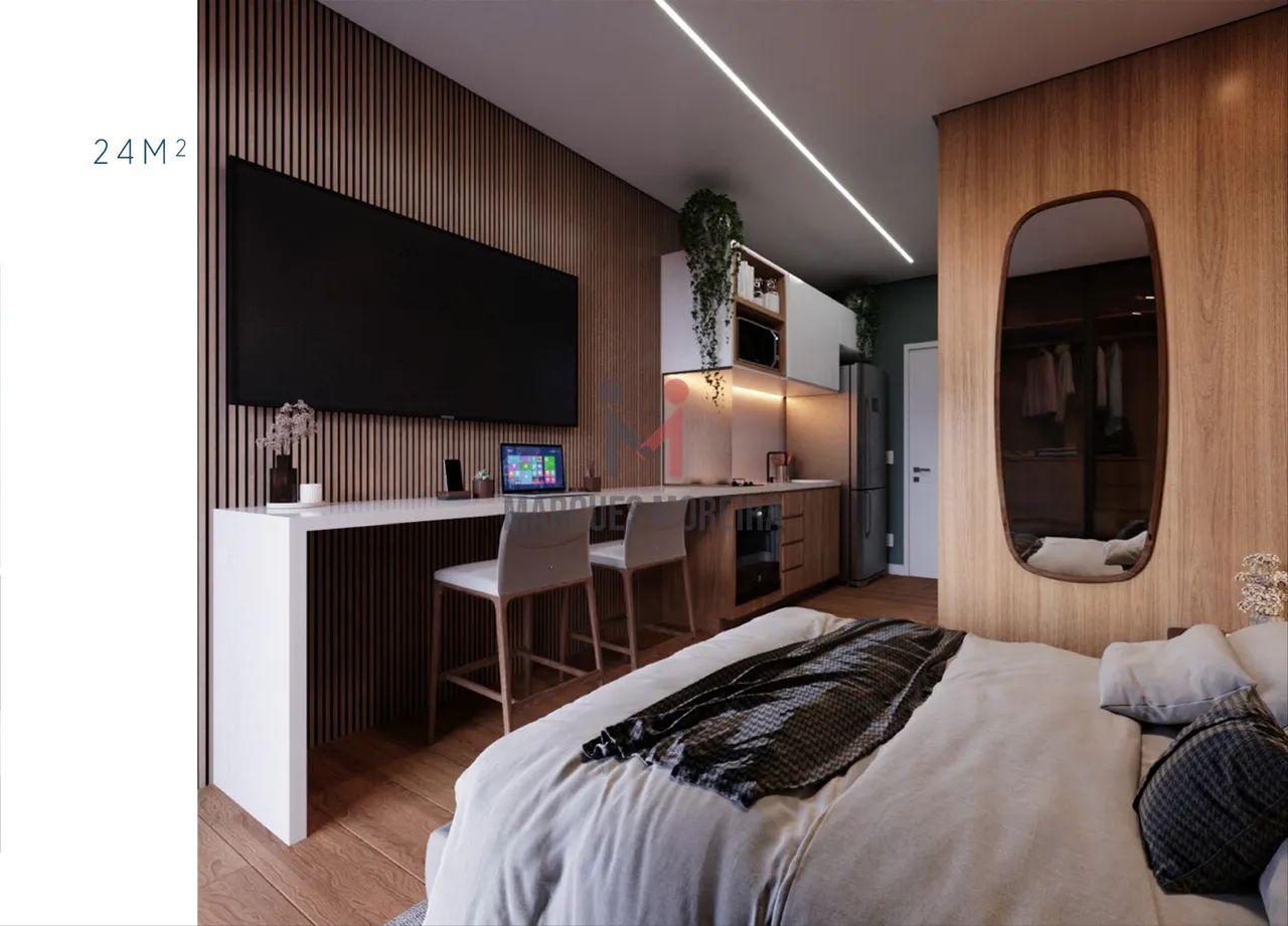 Studio na Pasteur oferece sofisticação, comodidade e tranquilidade