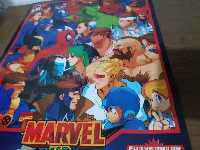 Material de divulgação original Marvel Vs Capcom (arcade) 1998 - Foto 4