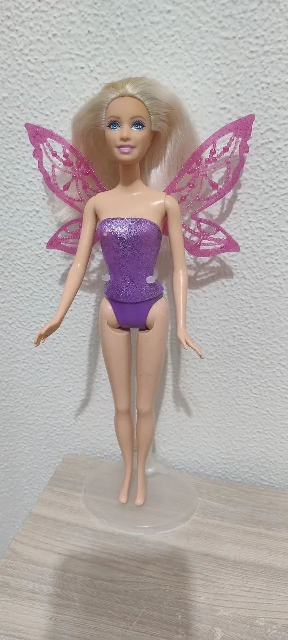 Boneca Barbie Princesa Fada Catânia Mariposa - Mattel - Foto 2