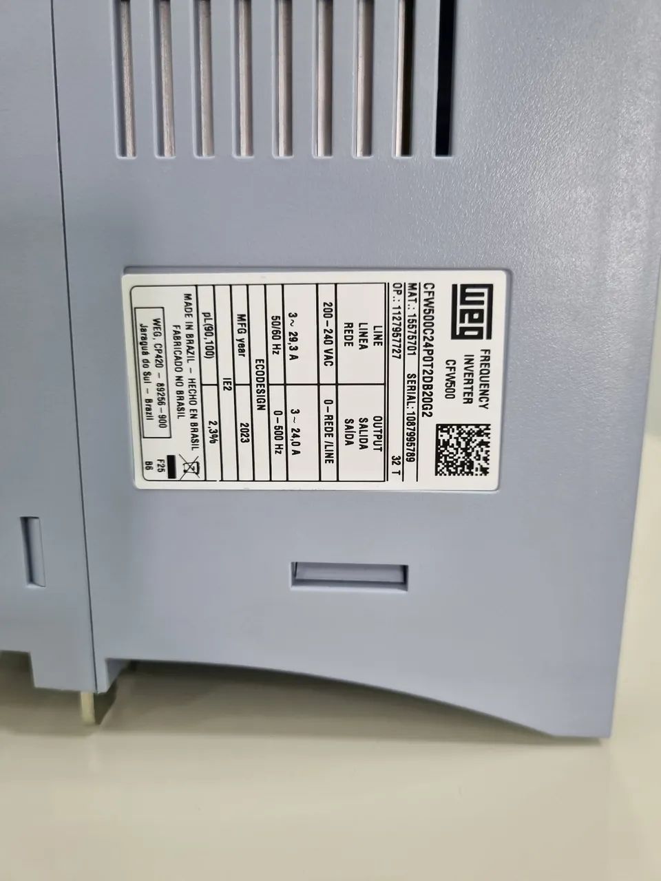 Inversor de frequência cfw500 7.5cv 220v. - Foto 3