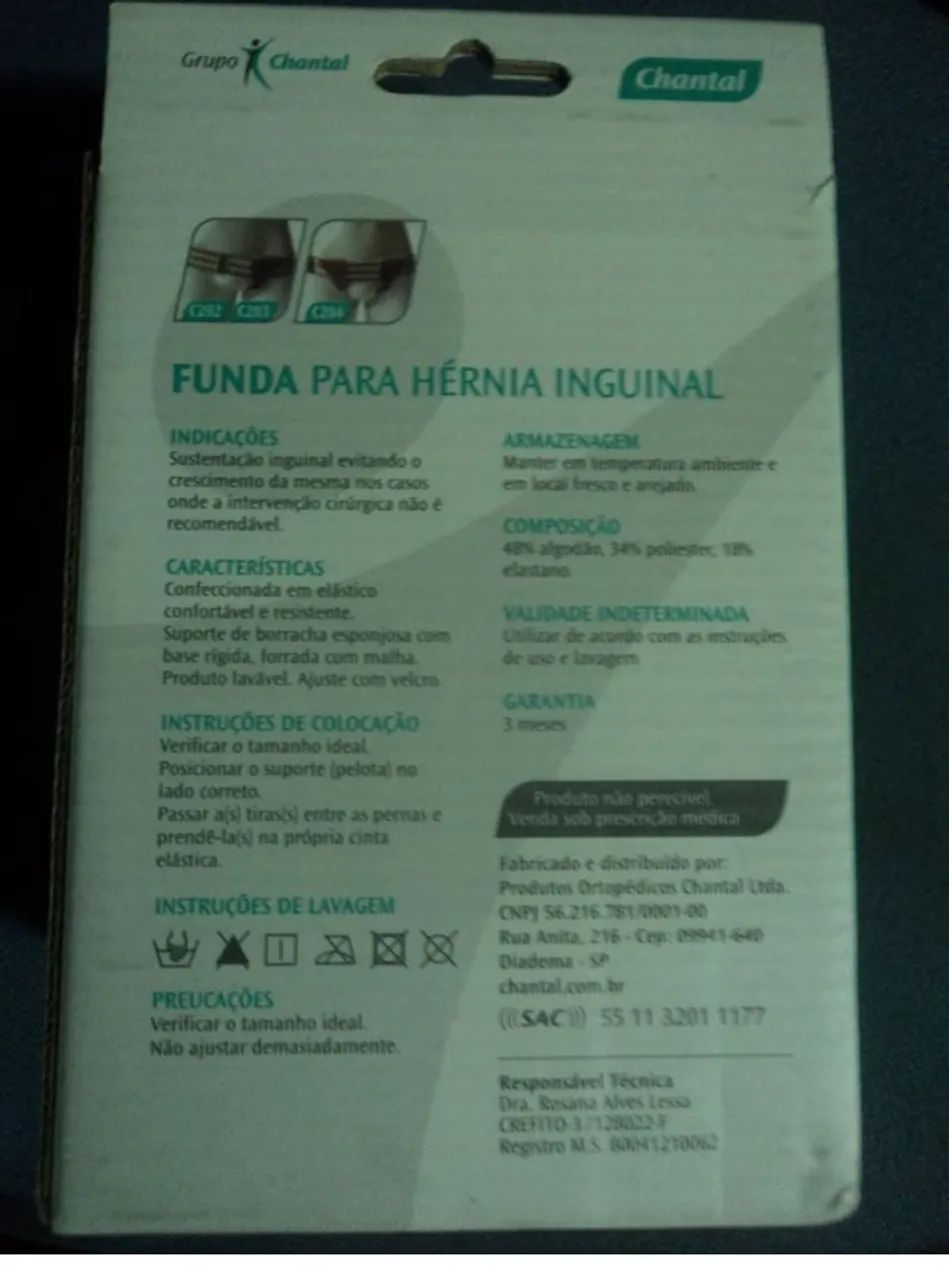 FUNDA PARA HÉRNIA - TAM. G - Foto 3