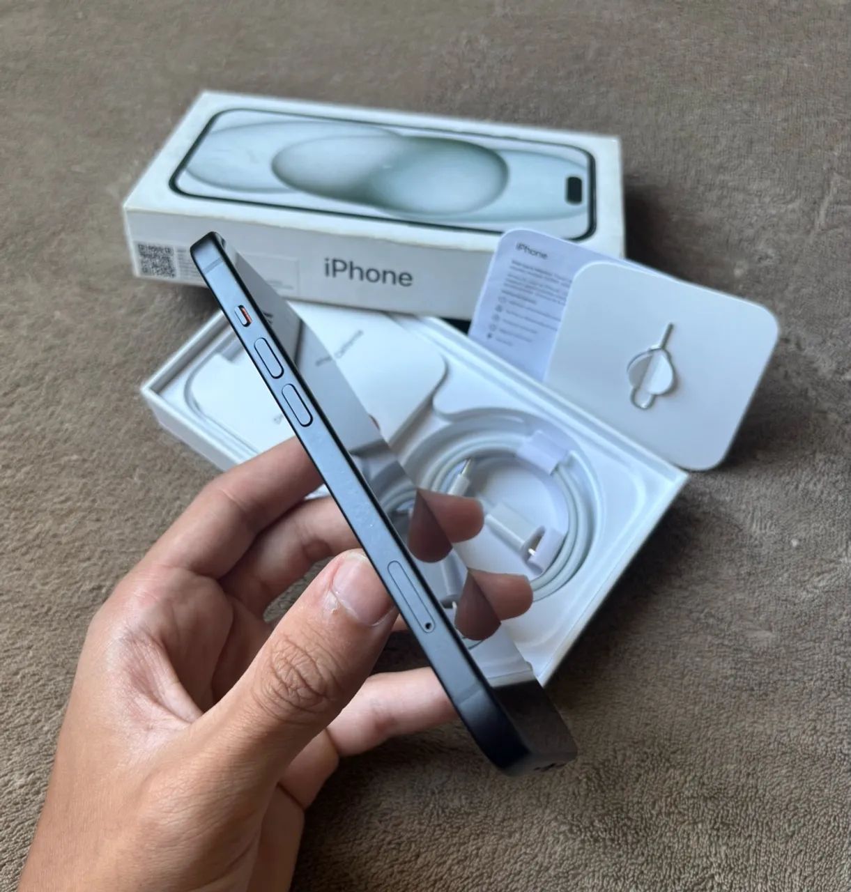 iPhone 15 Preto - 128GB | Caixa e Cabo - Foto 2