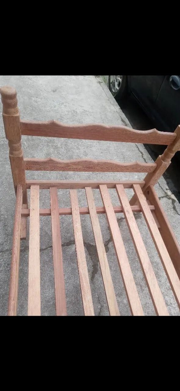 Cama solteiro madeira mecânica seme nova - Foto 3