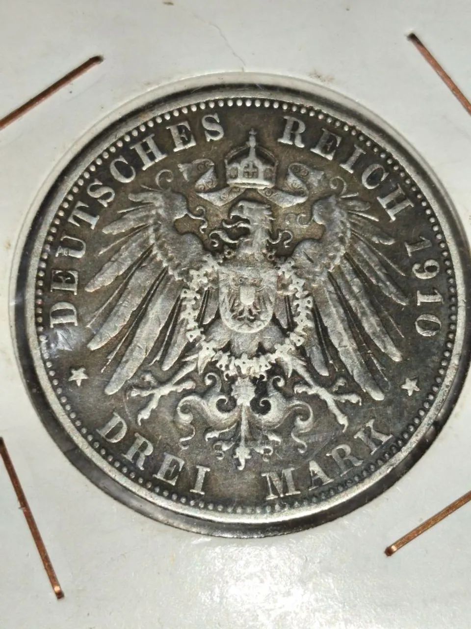 Moeda prata 900 Baviera 1910 - Foto 2