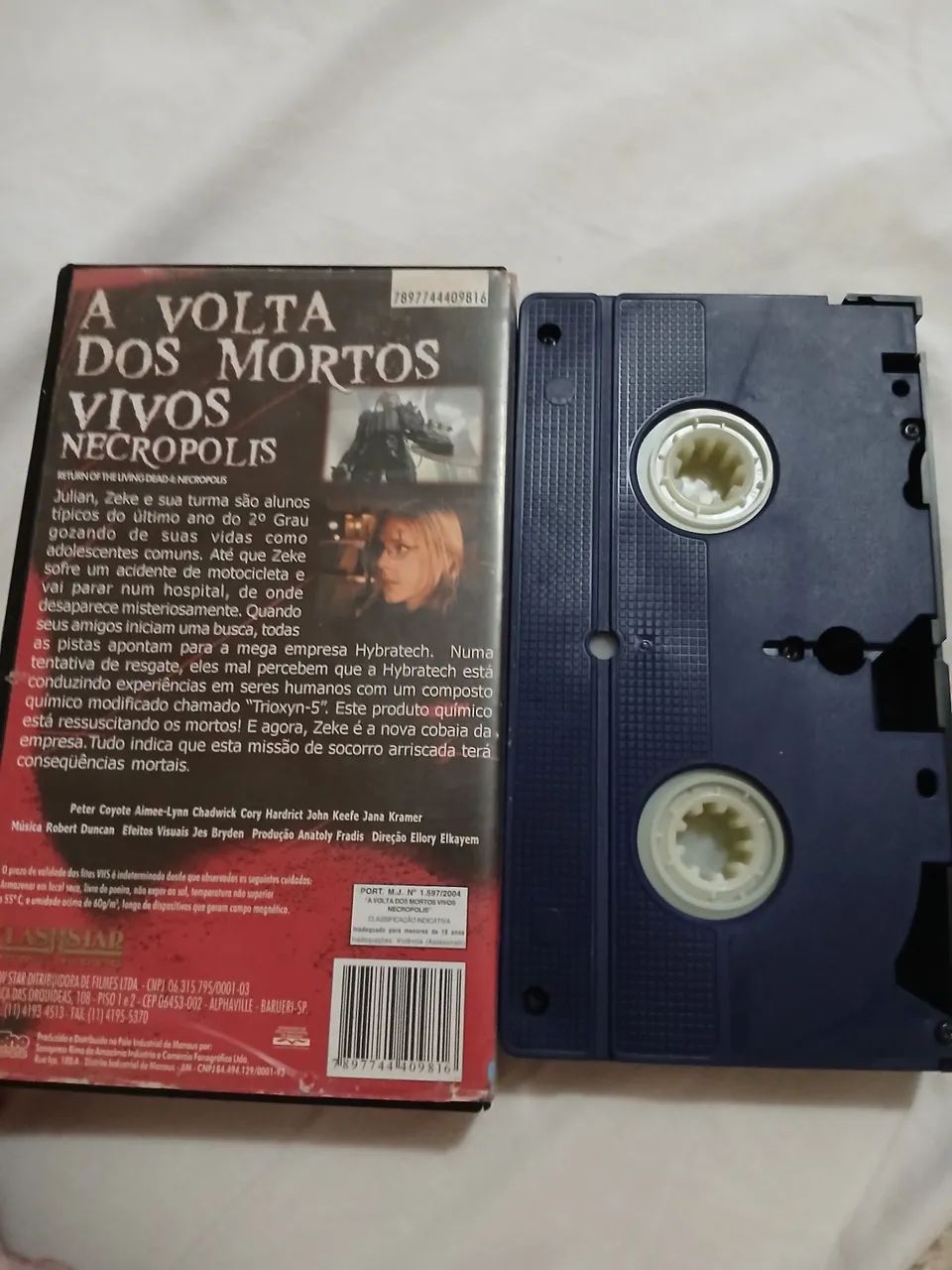 Vhs rarissimo volta dos mortos vivos 4 necropolis - Foto 3