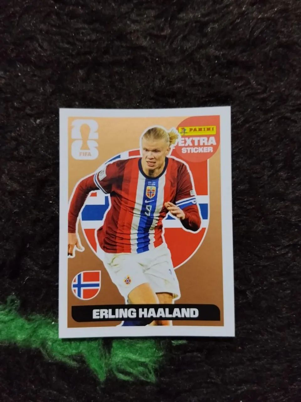 Figurinha Erling Haaland Bronze Original Panini