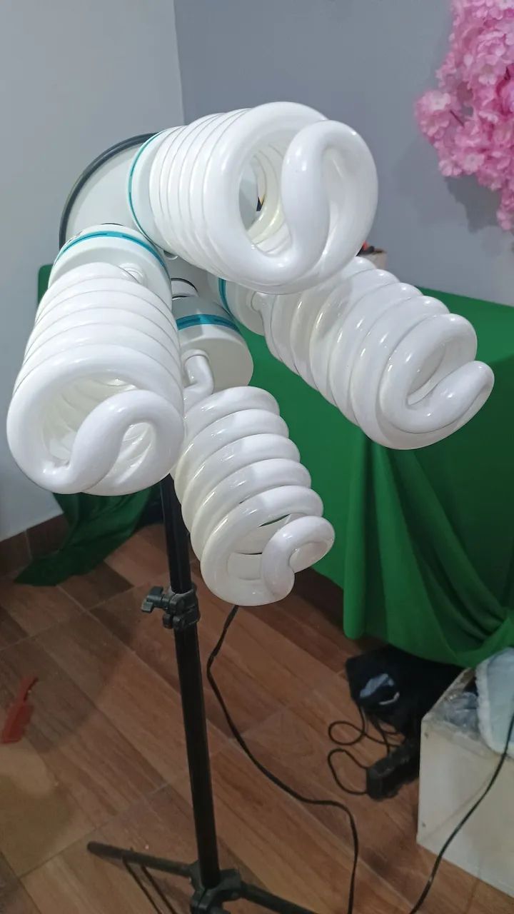 Luz continua e suporte  - Foto 3
