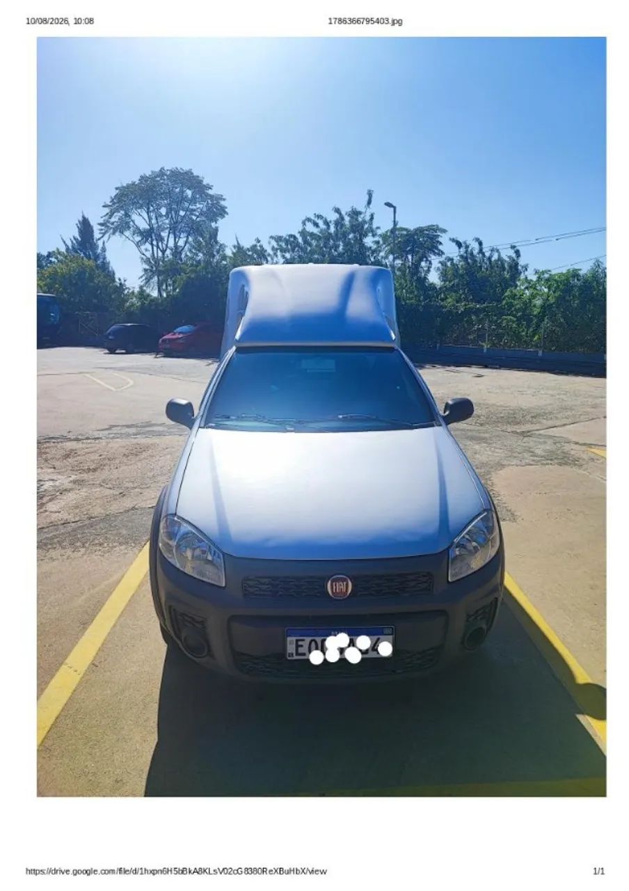 Fiat Strada Working Hard 1.4 Fire Flex 8V CS 2020 - Foto 4