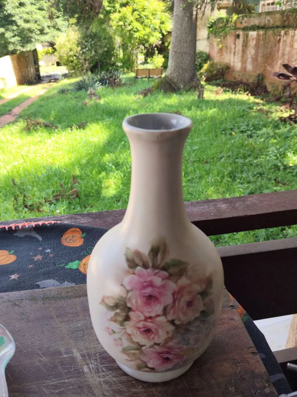 Lindo vaso antigo + Prato - Foto 4