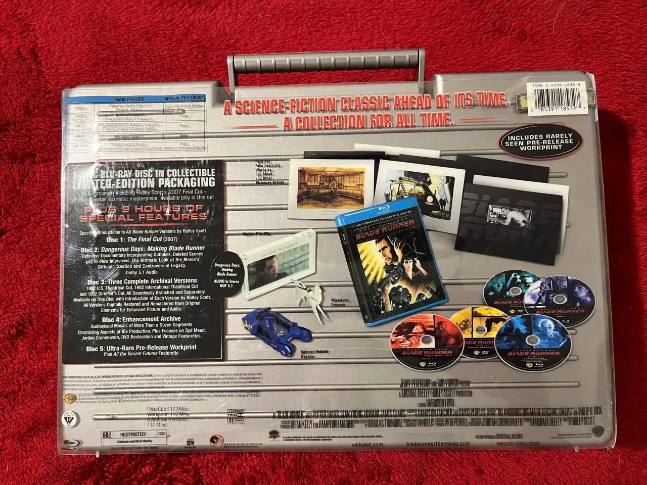 blade runner (5-disc ultimate collector's edition) blu-ray/dvd - Foto 3