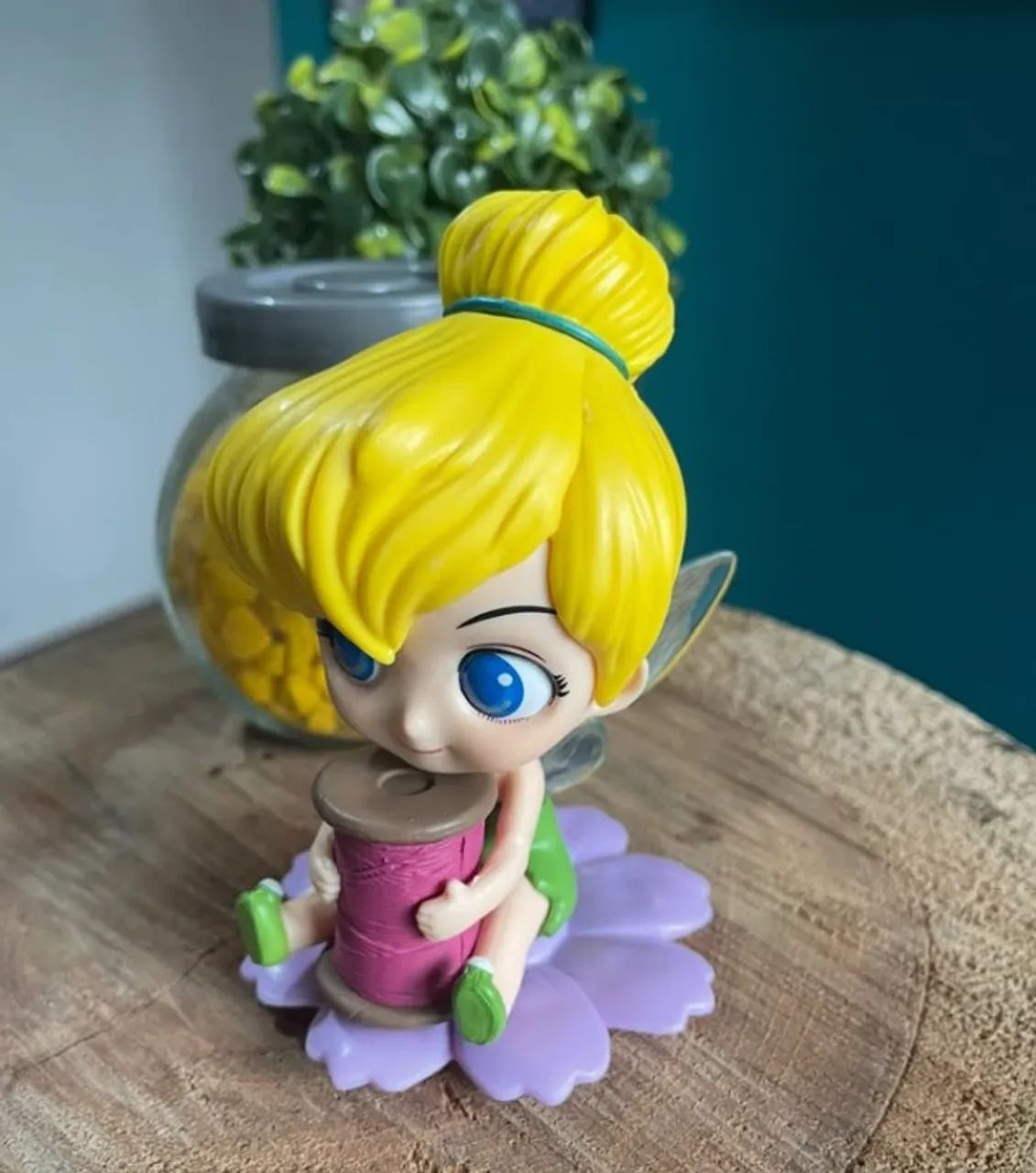 Boneca Princesa Disney Sininho Peter Pan 10cm - Novo