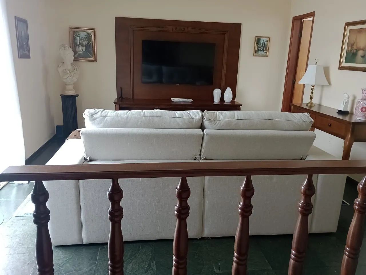 Vendo lindo sofá em linho436600682096906244