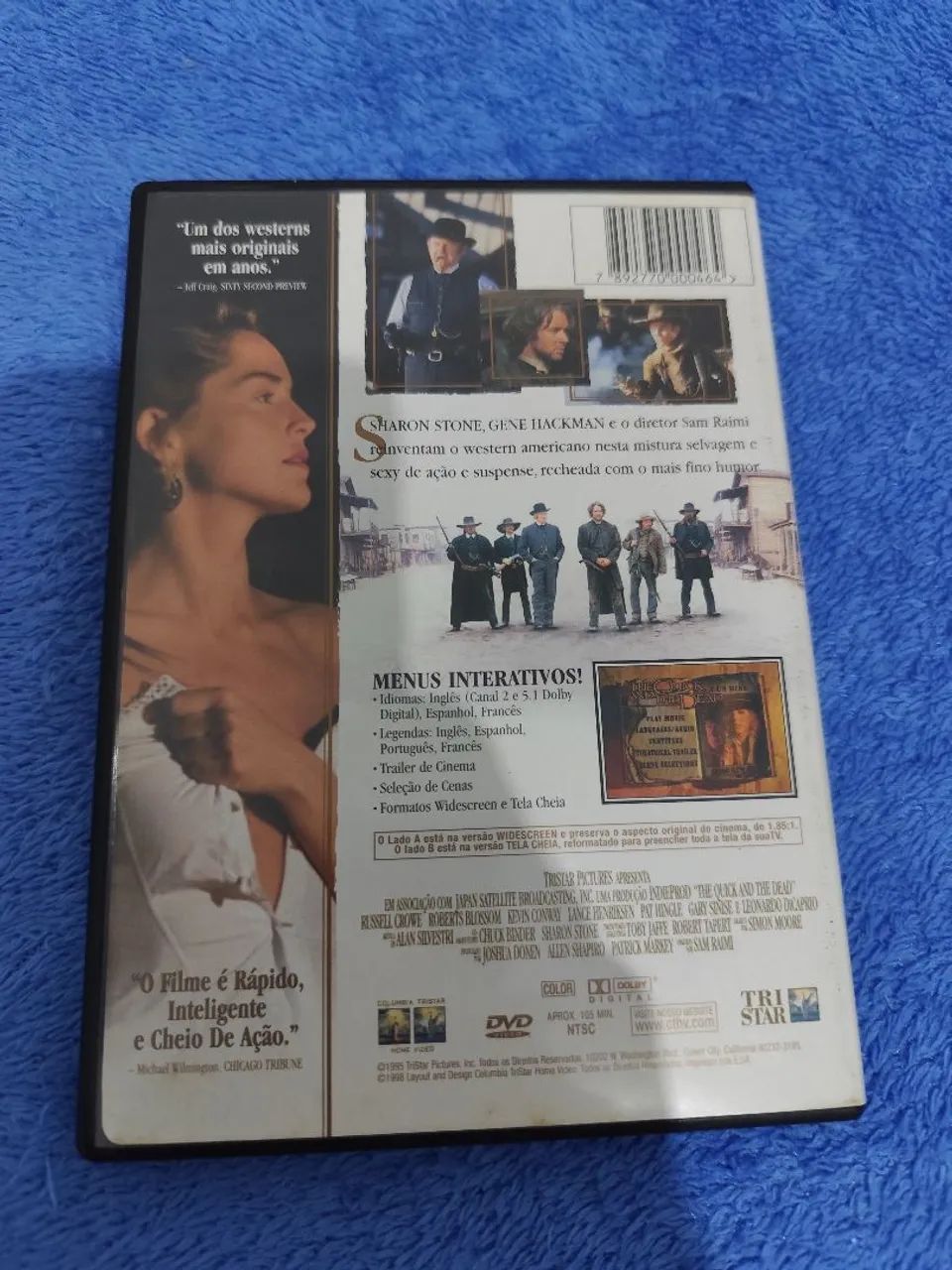 DVD Rápida e Mortal (1995) - 1ª Tiragem Columbia - Sharon Stone