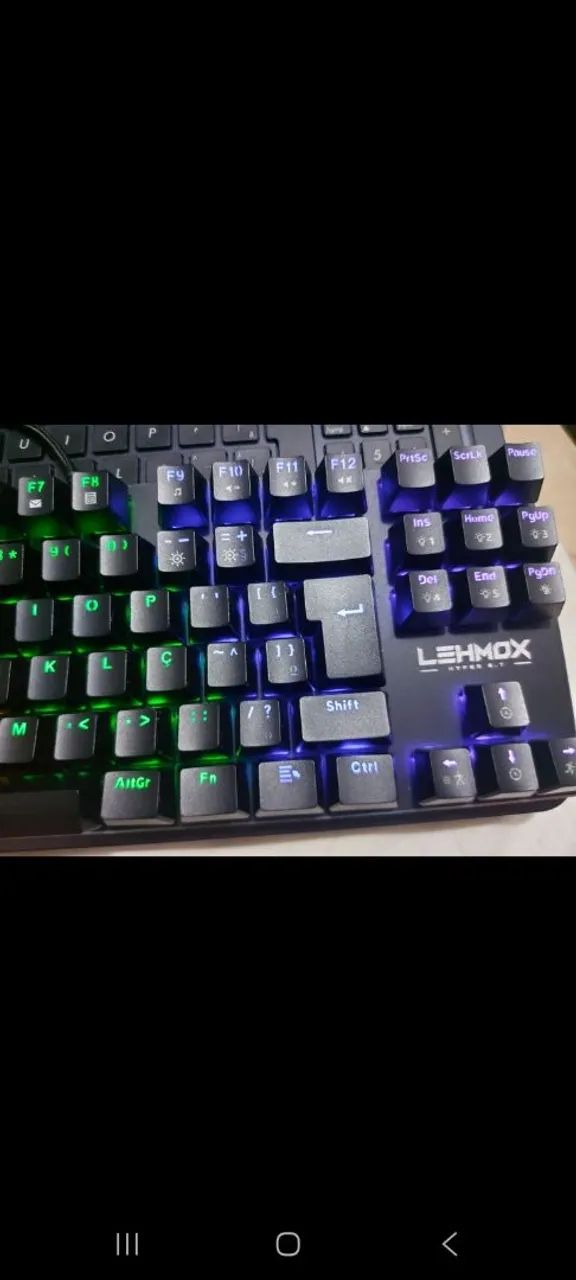 Teclado Gamer Mecânico Lehmox GT-T2 RGB - Perfeito Estado