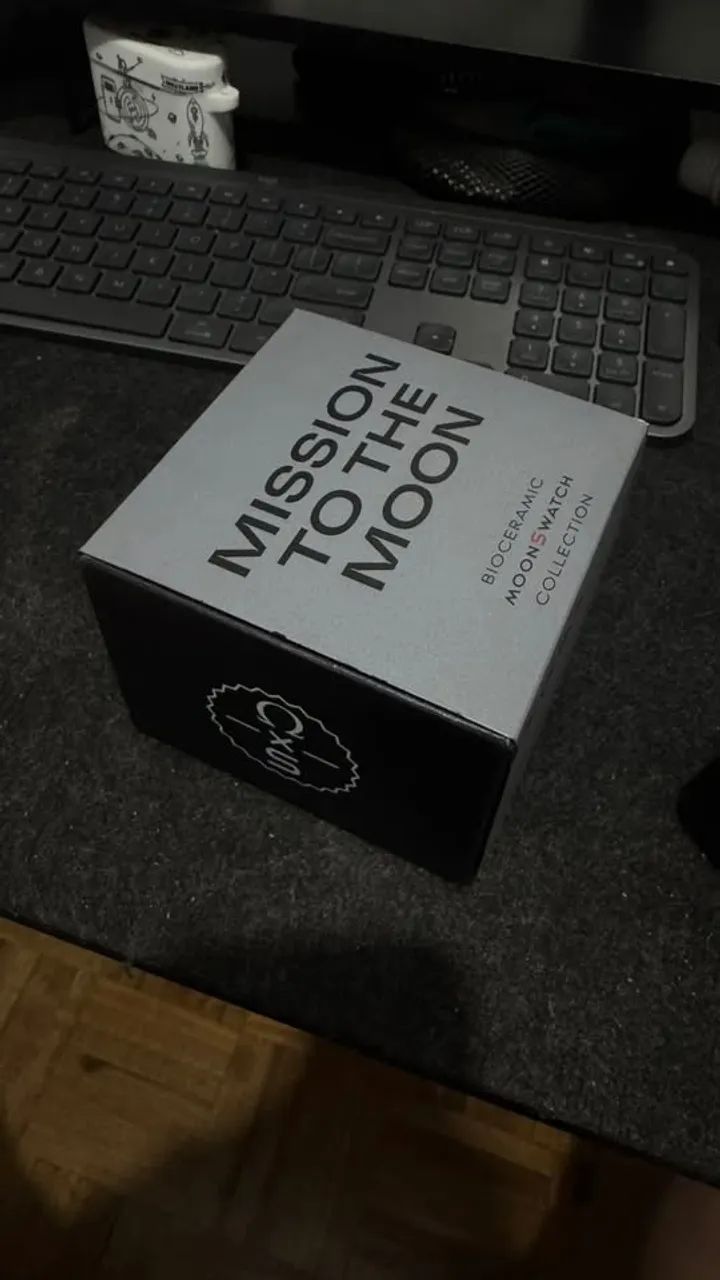 Omega MoonsSwatch COM ETIQUETA DA LOJA - Foto 4