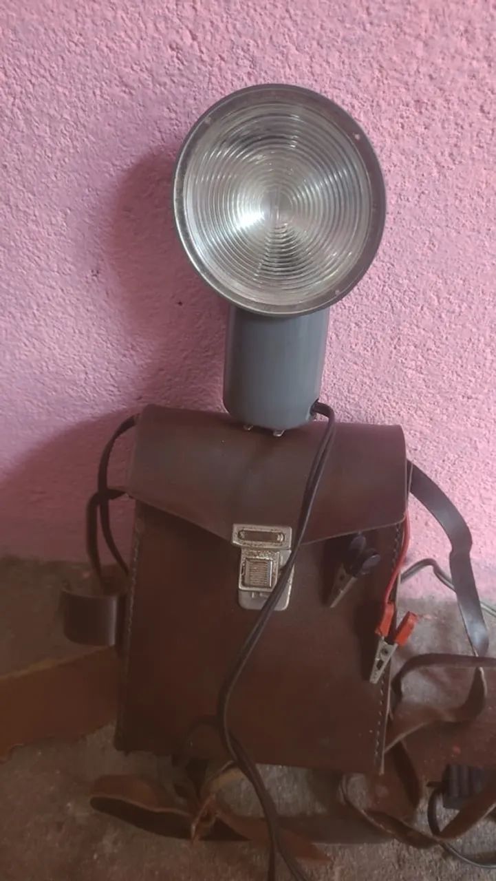 Flash de câmera antigas funcionando 