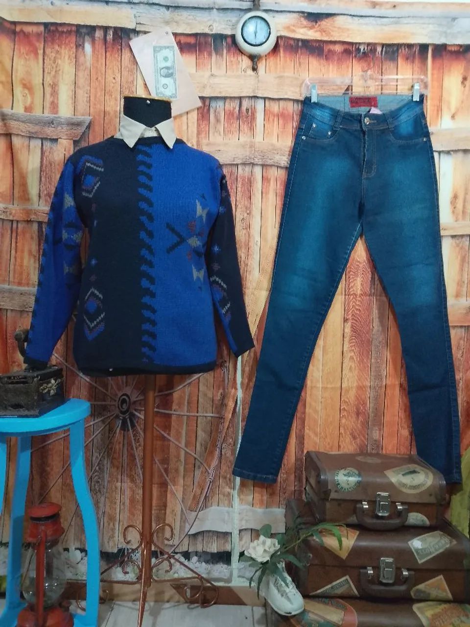 Blusa tricô veste P/M - Foto 2