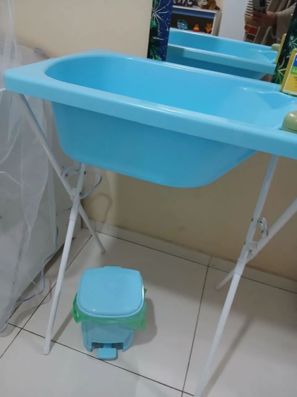 Banheira com suporte