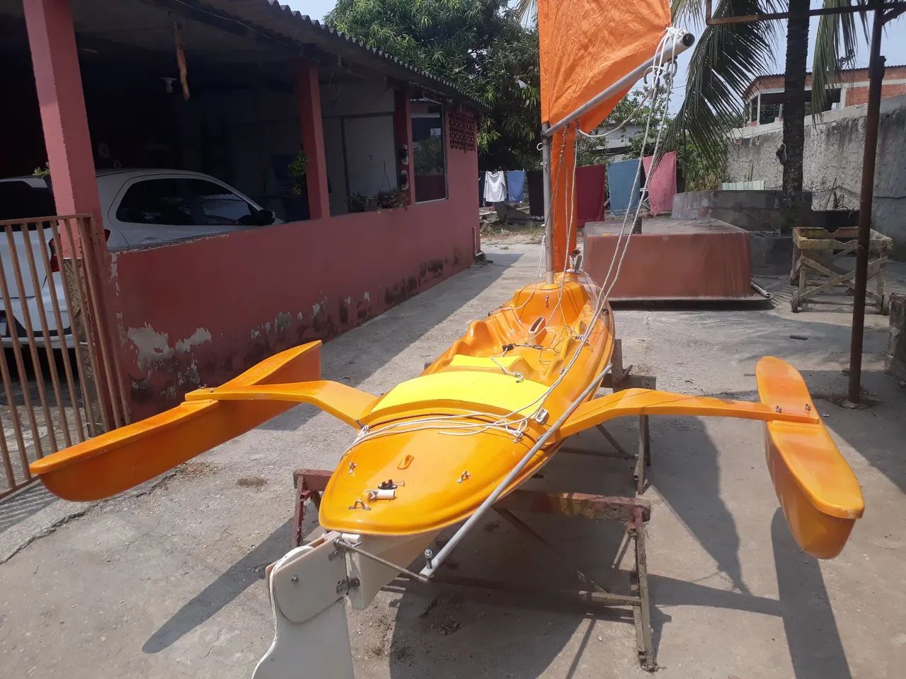 Caiaque a vela Trimaran - Foto 2
