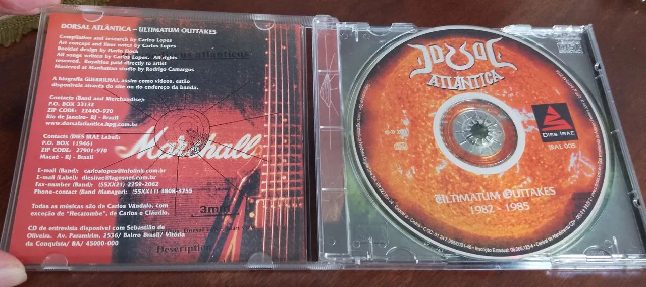 CD Dorsal Atlântica - Ultimatum Outtakes 1982-1985 - CDs, DVDs etc