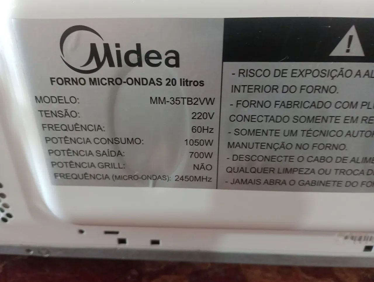 Microondas Midea 20 lts  - Foto 4