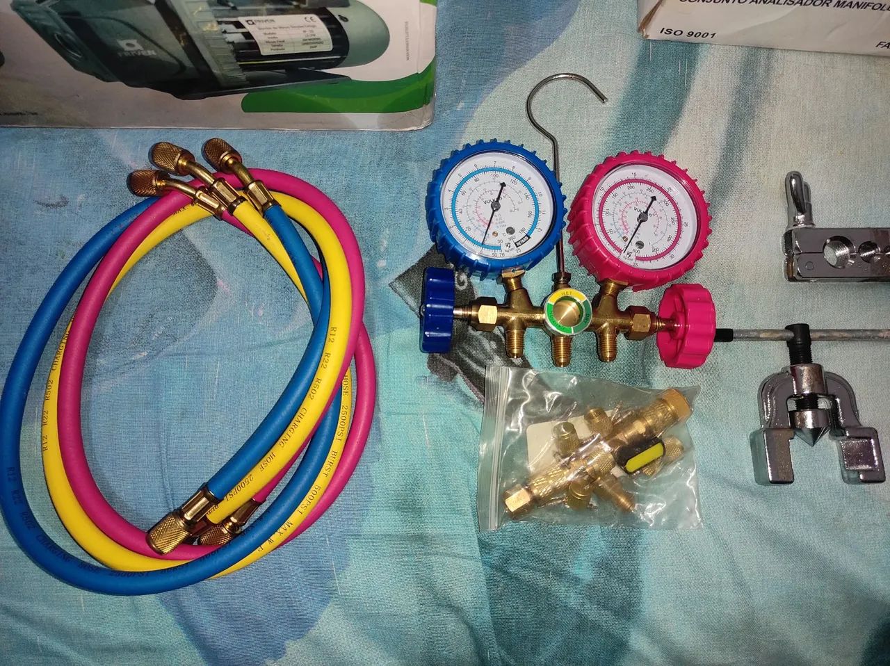 Kit completo para instalação de ar e reparo - Foto 4