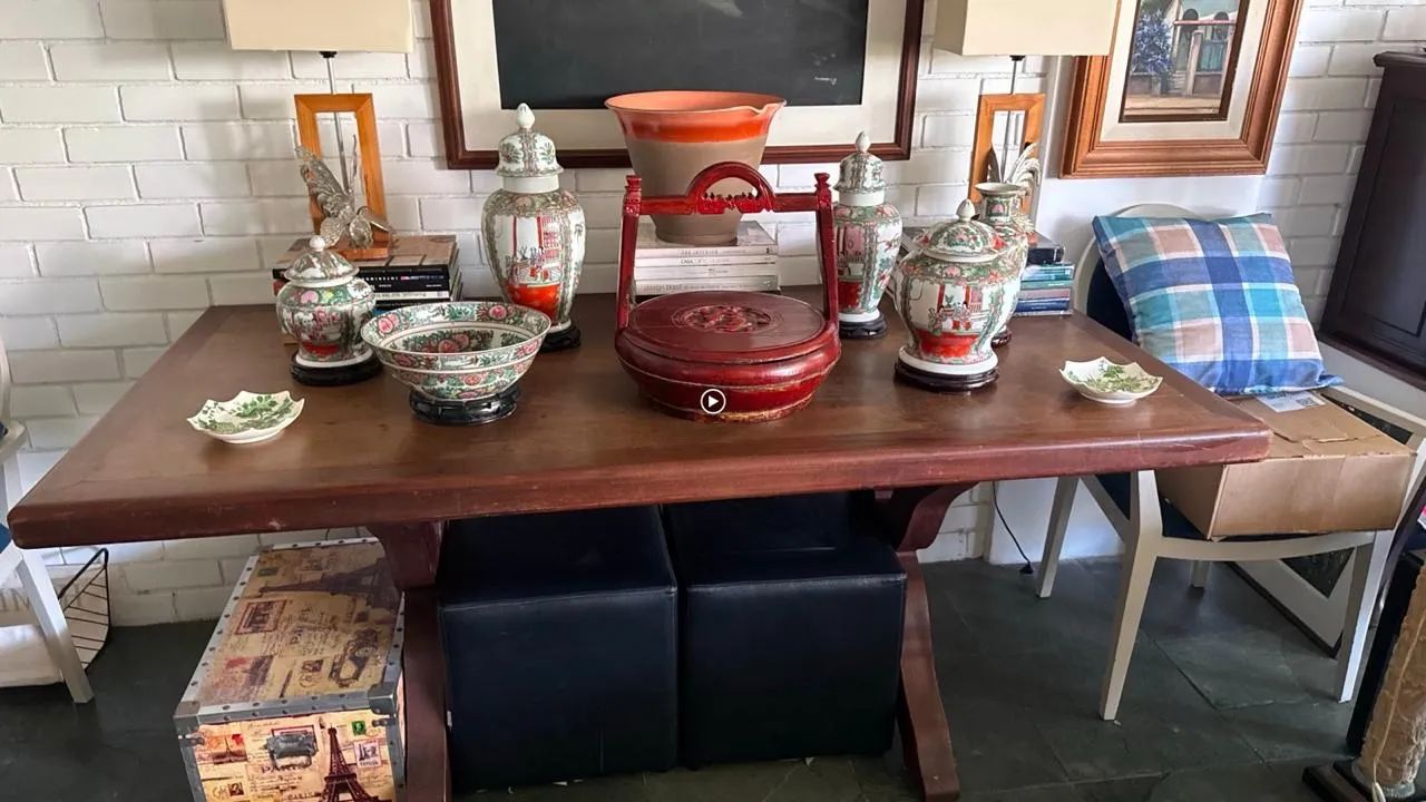 Mesa de madeira maciça  - Foto 2