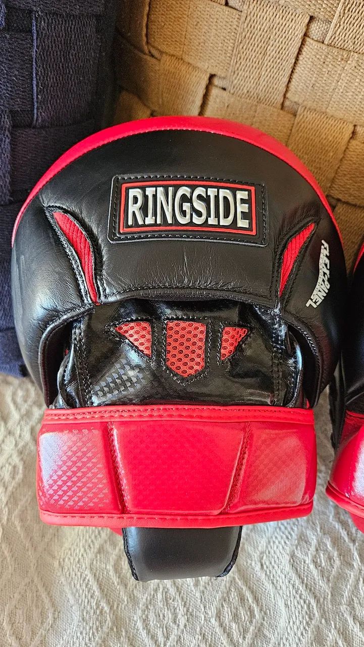 Manoplas de Boxe Ringside couro legítimo - Foto 3