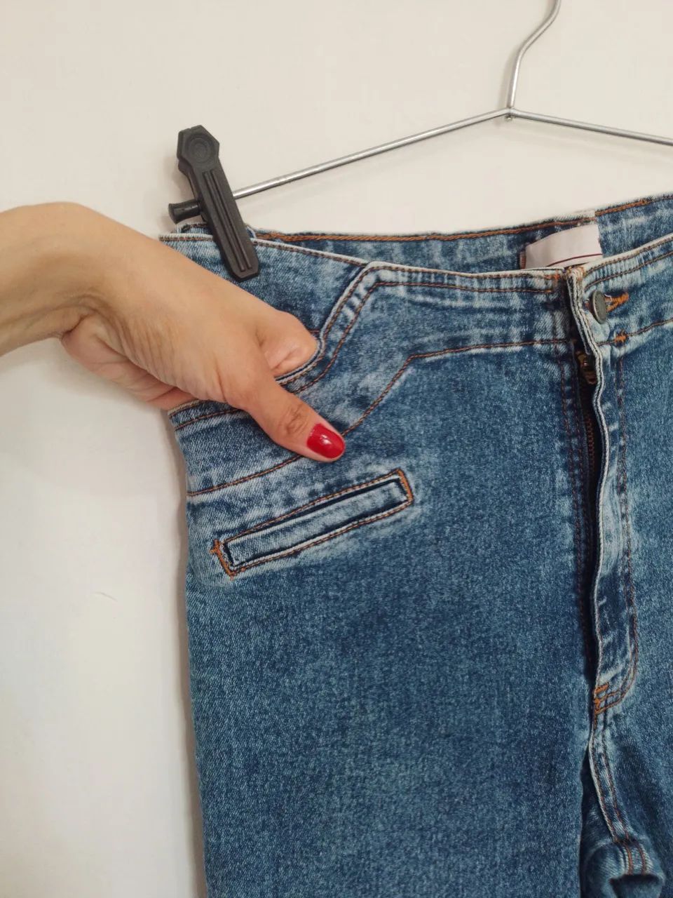 Cal ça jeans skinny com cut out  - Foto 2