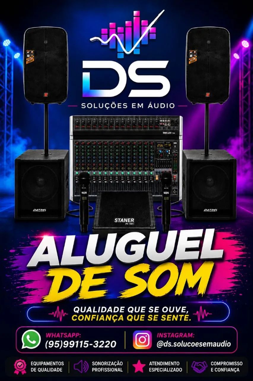 Aluguel de Som - DS Soluções em Áudio.  - Foto 3