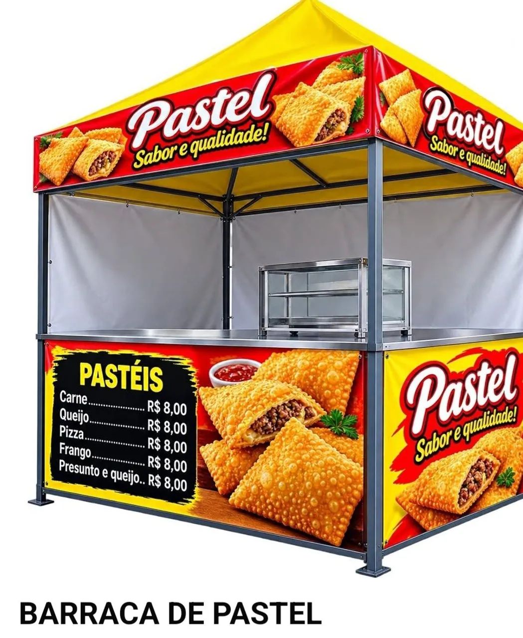 Barraca de pastel feira