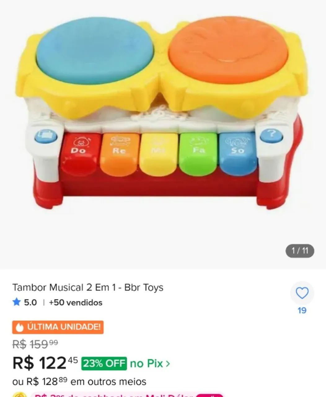 COMBO Brinquedos eletrônicos infantis para bebê  - Foto 4